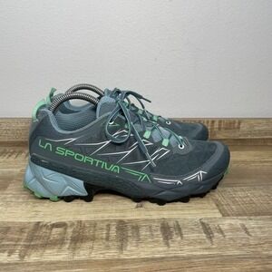 La Sportiva Gray and Green Athletic Shoes
